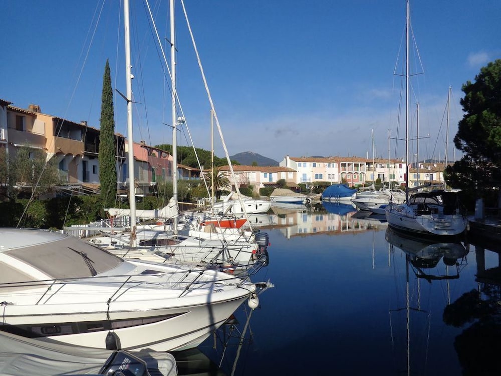 Port Grimaud Main Square View in Grimaud, France