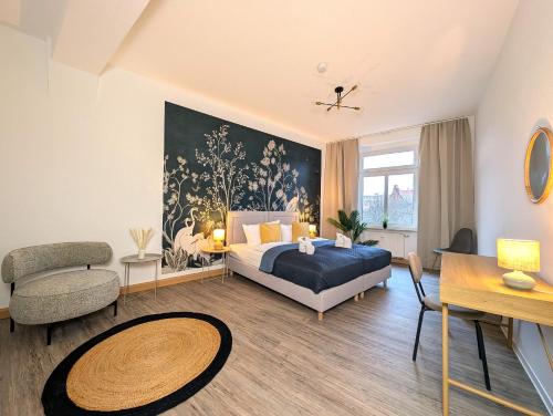 BohnApartments Stauffenberg City Parkplatz 2 Badezimmer 3 Schlafzimmer WLAN — 4-Star Luxury Hotel in Erfurt, Germany