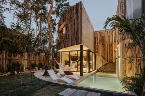 Media Luna BoHo Chic Villa E11 Pvt Pool Concierge — 4-Star Luxury Hotel in Tulum, Mexico
