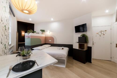Studio Proche Metro Ail - carbon neutral hotel in Lyon