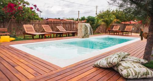Charmoso chalé a 800 m da praia de Barra Grande PI