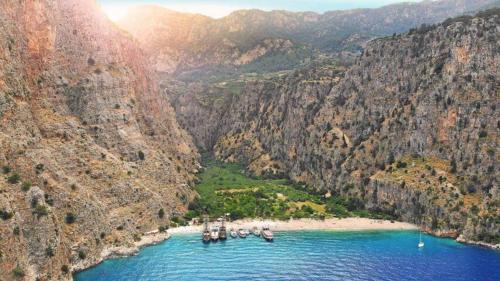 Butterfly Valley Beach Glamping in Oeluedeniz, Turkey
