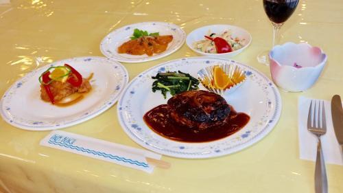 Palm beach resort hotel in Oshima, Japan