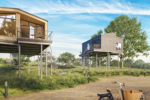 Ostsee Baumhaushotel in der Natur mit Sauna und Whirlpool — hotel in Wangels