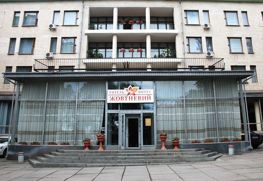 Zhovtneviy Hotel in Dnipro, Ukraine