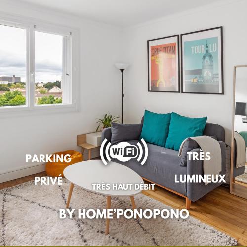 Studio Cosy Au Pied du Tram Parking Wifi — hotel in Reze