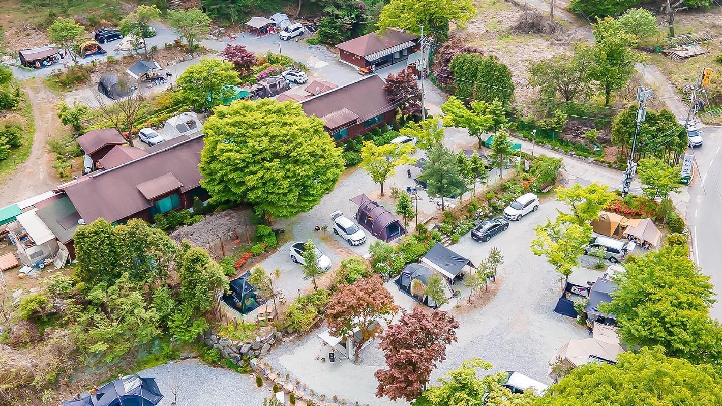 Gapyeong Calbongsanouto Campingjang in Gapyeong, South Korea