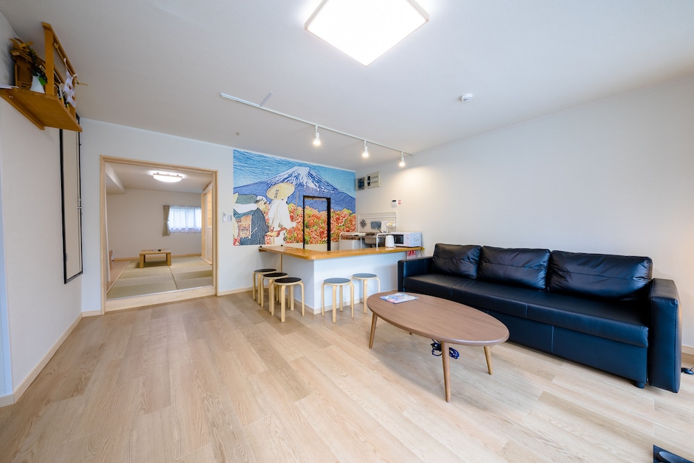 The road to Mt.Fuji in Fujiyoshida, Japan