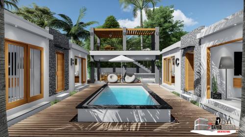 Moringa Resort with Pool open Air Shower & shared Bath sleeps 8 in Willemstad, CURAÇAO
