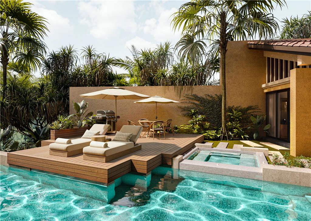 BTMXMY SERENITY POOL VILLA WITH LIVING ROOM POOL