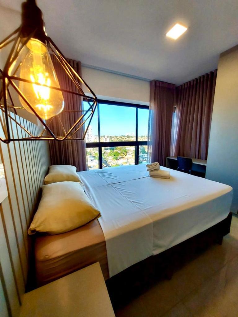 Uma Linda Vista com Quarto Privativo no Ed. Vertigo — 4-Star Luxury Hotel in Campo Grande, Brasil