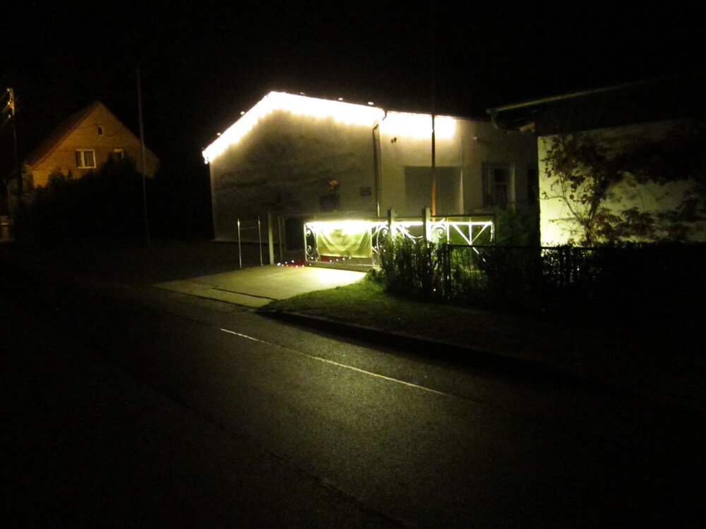 Hotel Front - Evening/Night