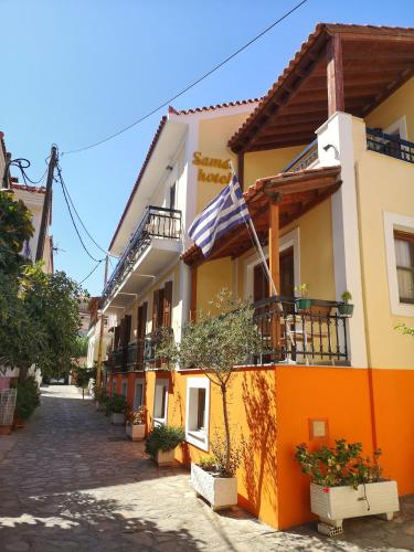 Sama hotel in Pythagoreio, Greece