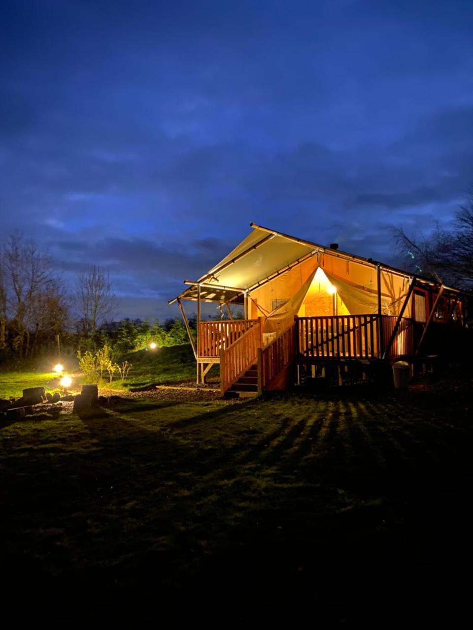 Little North Field Family Safari Tent Glamping near Harrogate
