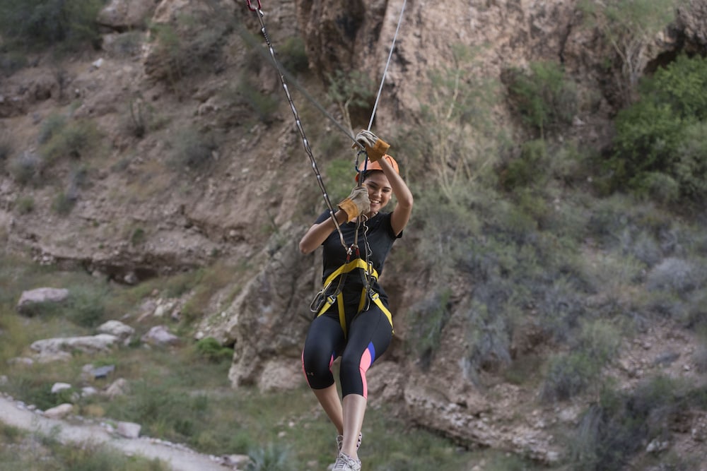 Ziplining