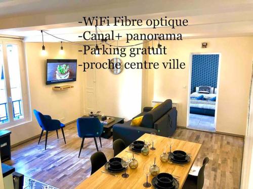 Le Black And Wood Proche Centre Parking Gratuit — Sens