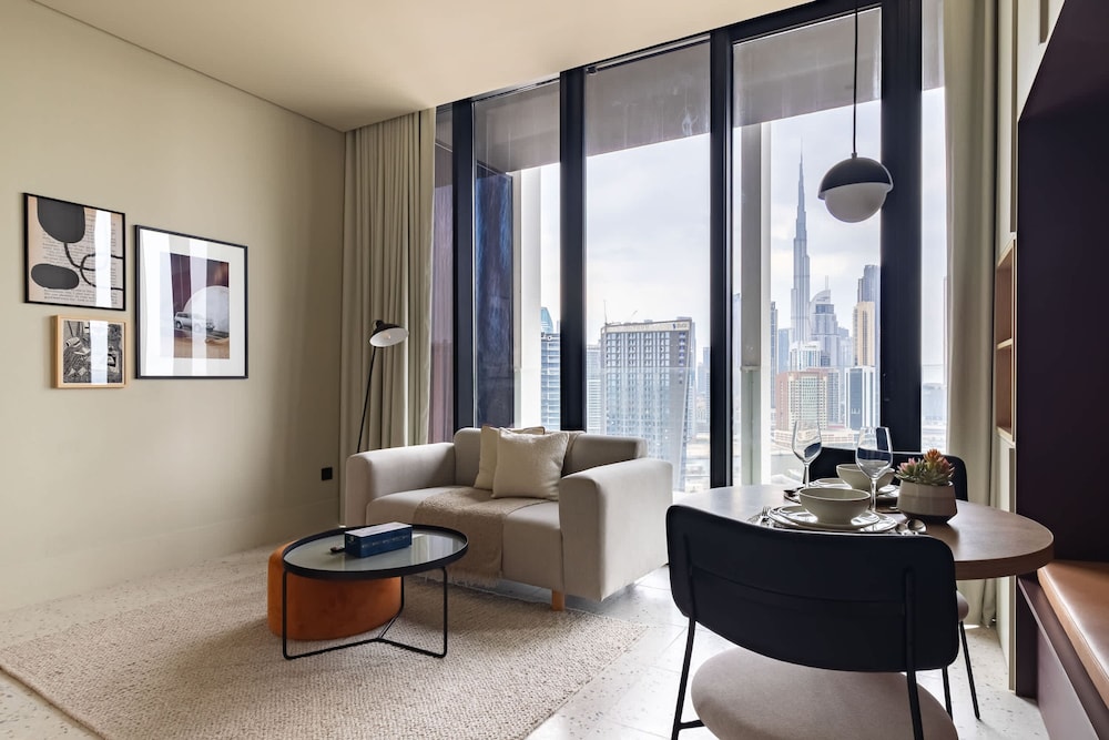 Deluxe Studio With Balcony Full Burj Khalifa View — 4-Star Luxury Hotel in Dubai, United Arab Emirates