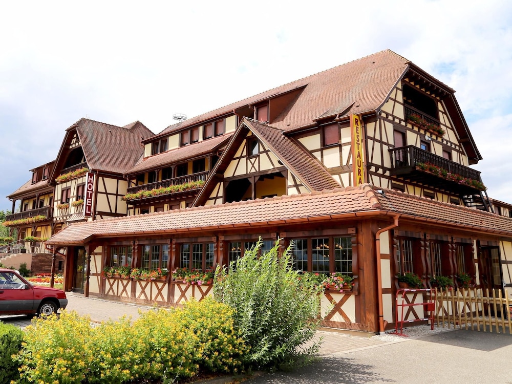 Ha Tel Restaurant Au Parc Des Cigognes — hotel in Kintzheim
