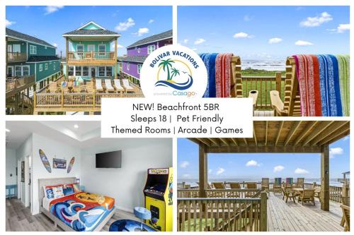 Jolly Roger Themed Beachfront 5BR with Arcade in Wheatland, United States