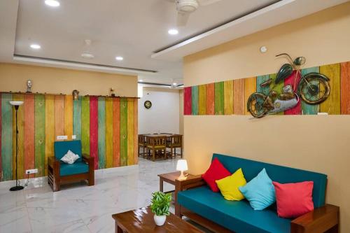Chill Place:3BHK AC Retro House @FinancialDistrict Near US Embassy — 4-Star Luxury Hotel in Hyderabad, India