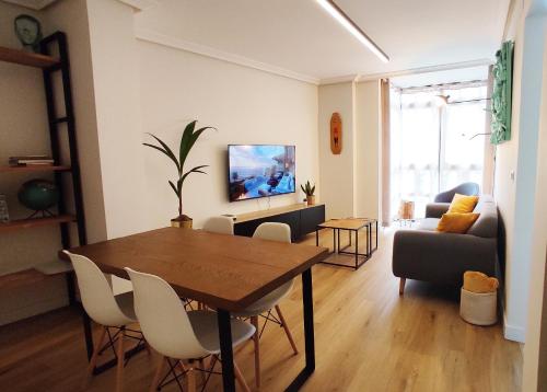 Arena Beach Gijon in Gijon, Spain