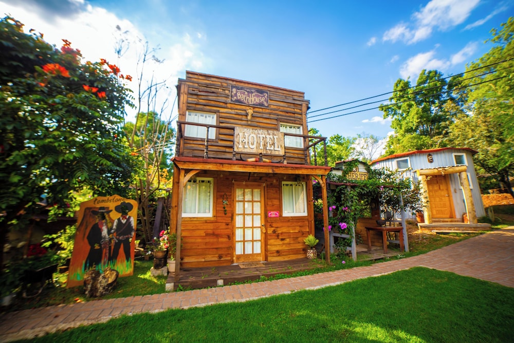 Tombstone in Valle De Bravo, Mexico