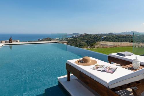 Waves of Blue in Kallithea, Greece