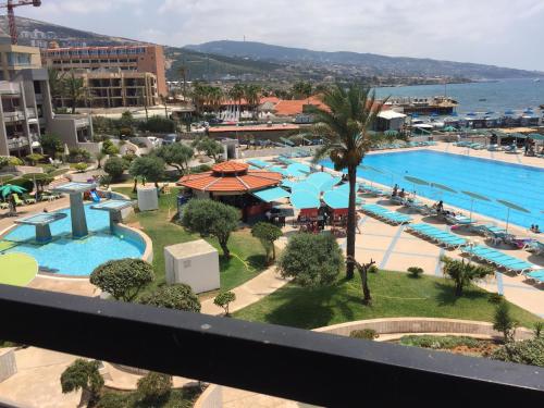 Beachfront Chalet in Aqualand Resort Batroun in Batroun, Lebanon