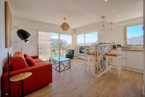 IMMOGROOM 5 min from the Croisette beaches Terrace Ac Sea view — 4-Star Luxury Hotel in Cannes, France