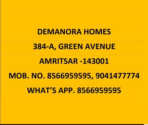 De Manora Homes Unpretentious hotel with a garden posh area Ranjit Avenue