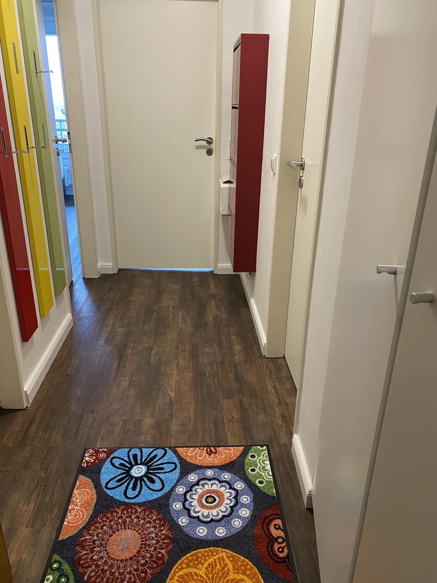 Skriien Mö TOP Fewo 4 Sterne 5 Min zum Strand Balkon 2 SZ TG Zentrum — 4-Star Luxury Hotel in Westerland, Germany