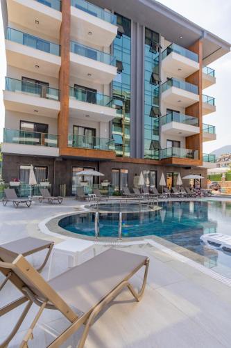 Silence Garden Suite bir yatak odalı daire — 4-Star Luxury Hotel in Alanya, Turkey