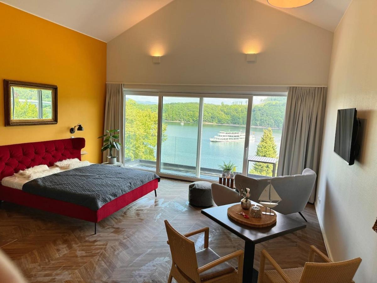 #5 Ommi Kese STAR Suite Kamin Balkon Seeblick — 4-Star Luxury Hotel in Olpe, Germany
