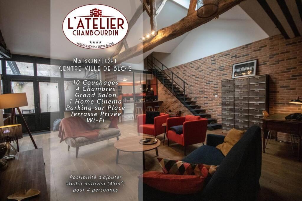 L'atelier Chambourdin Maison Loft Centre Blois — 4-Star Luxury Hotel in Blois, France
