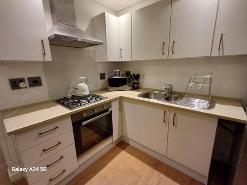 Upmarket City Apartment Mountain Views