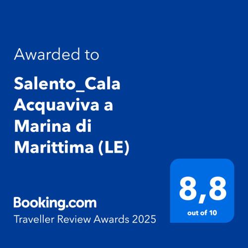 Salento_Cala Acquaviva a Marina di Marittima — hotel in Marittima