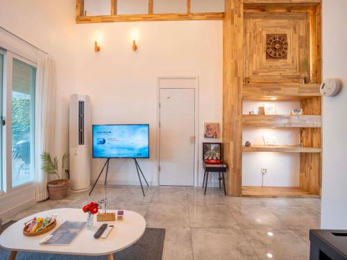 Jeju Love Stay Pink in Jeju City, South Korea