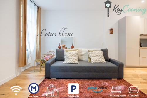 Le Lotus Blanc Hypercentre a 10 Min du Metro