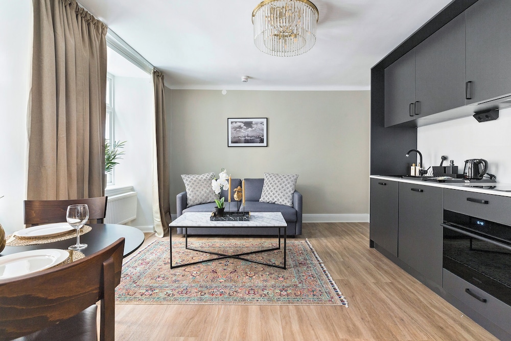 At Old Town Aparthotel in Stockholm, Sweden