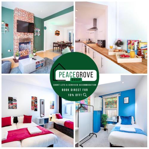 Three Bedroom House By Peacegrove Homes Short Lets & Serviced Accommodation Brighton With Free WiFi & Pet Friendly — 4-Star Luxury Hotel in Brighton, United Kingdom
