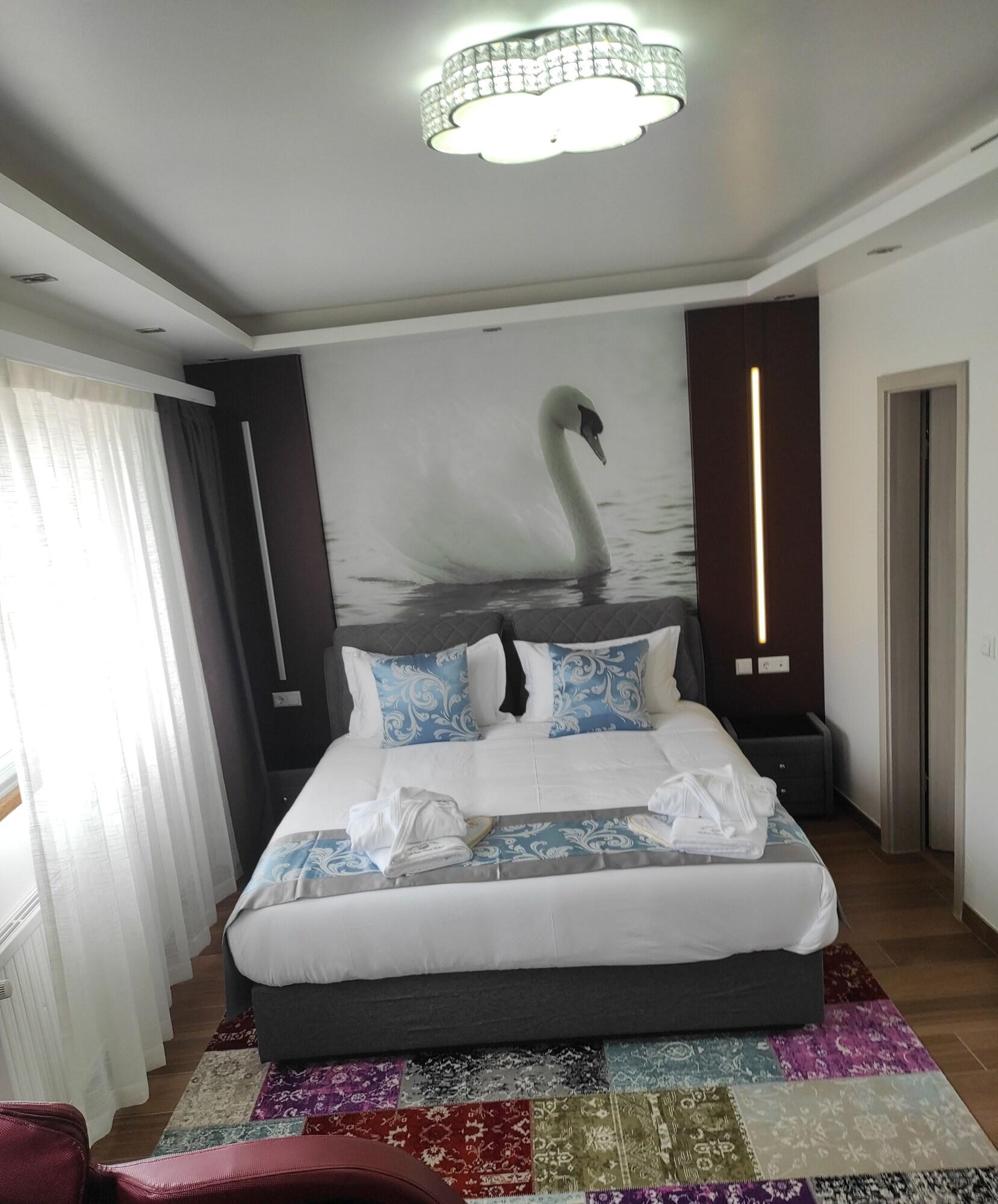 Hotel white swan in Trier, Germany