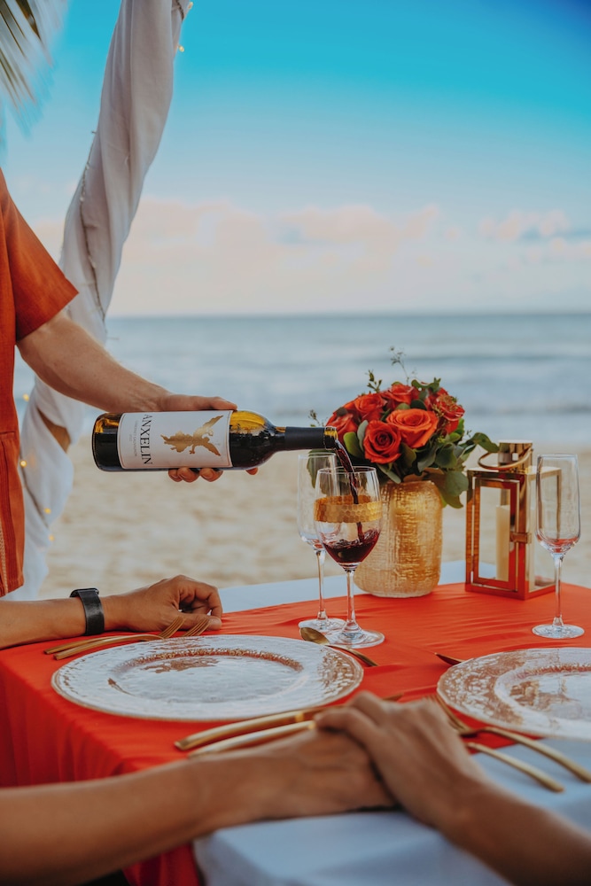 Couples dining