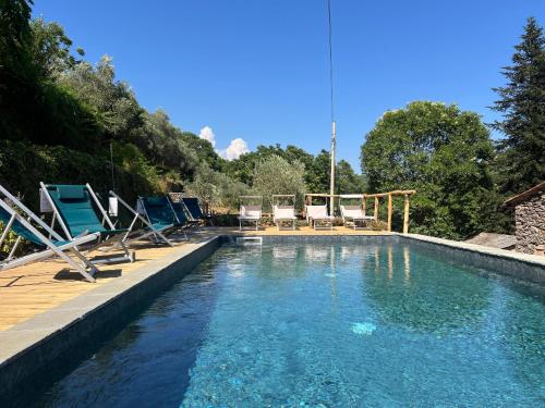 Borgo Sulla Visona 7 Camere Piscina Lucca Toscana — Capannori
