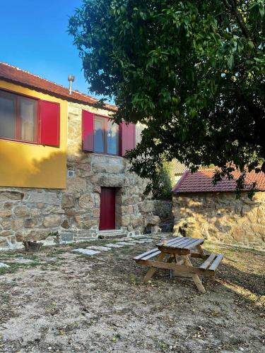 Nascente place in nature next to a waterfall in Unknown City, Portugal