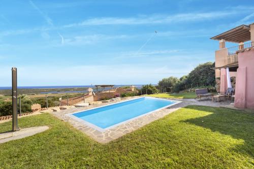 Villa Sa Pintadera private pool — 4-Star Luxury Hotel in Stintino, Italy