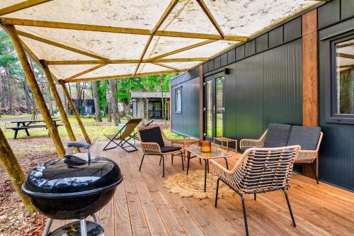 Cozy Chalet W Terrace In The Middle Of The Forest In Veluwe 12888047 — Doornspijk