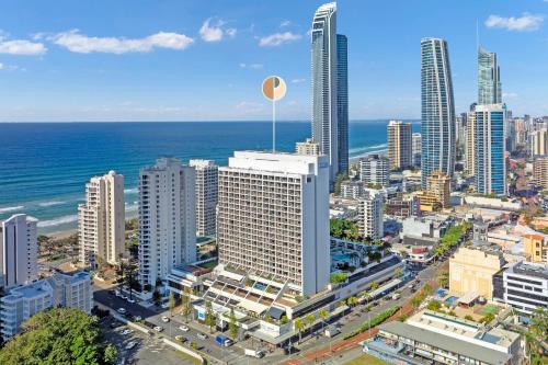 Beach Views at Mantra Level 12 Coastal Escape in Gold Coast, Australia