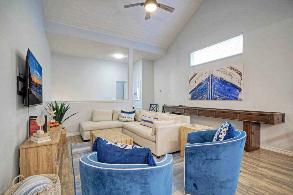 Private Yard Cornhole Resort Pool Oasis w Slide Down the Shore by Avantstay - photo 6