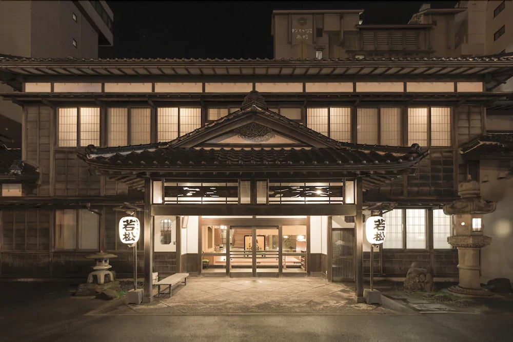 Wakamatsu Hot Spring Resort in Hakodate, Japan