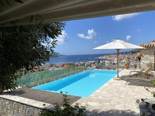 A panoramic Aegean Hideaway with pool in Ano Vathi Samos — Vathy — photo 3